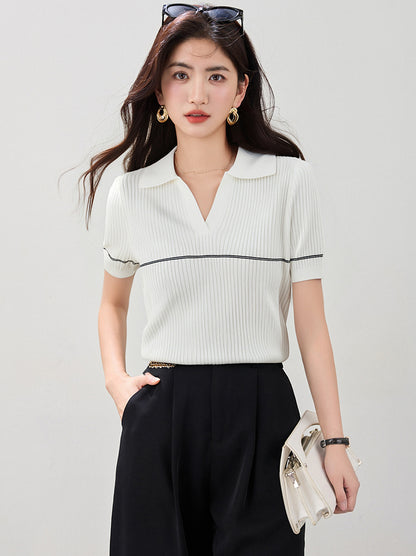 クールニット半袖トップ