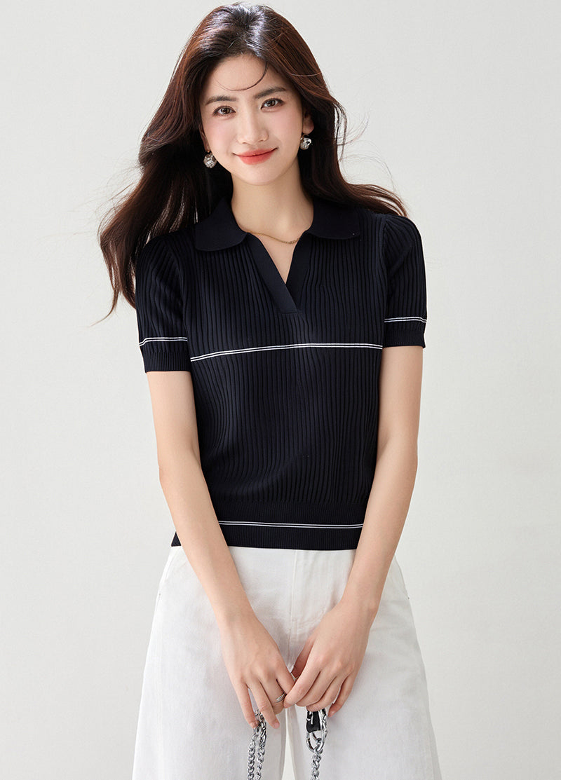 クールニット半袖トップ