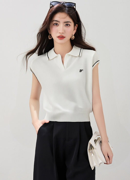 コントラストストライプセーターレディース