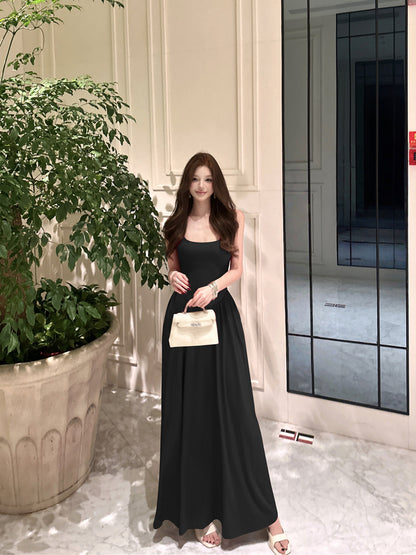 レトロセクシーロングドレス