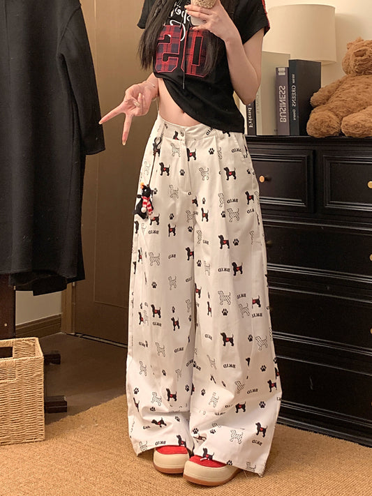 ルーズドレープストレートパンツ