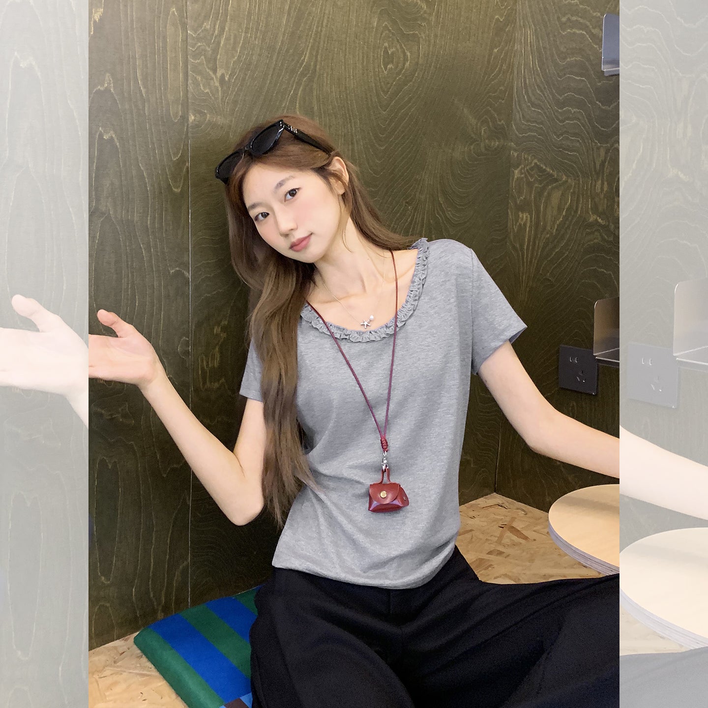 ルーズファッショントップ