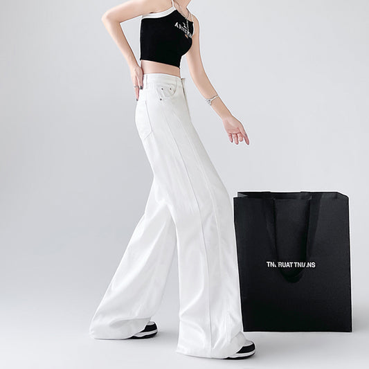 ホワイトサイドシームプルジーンズ