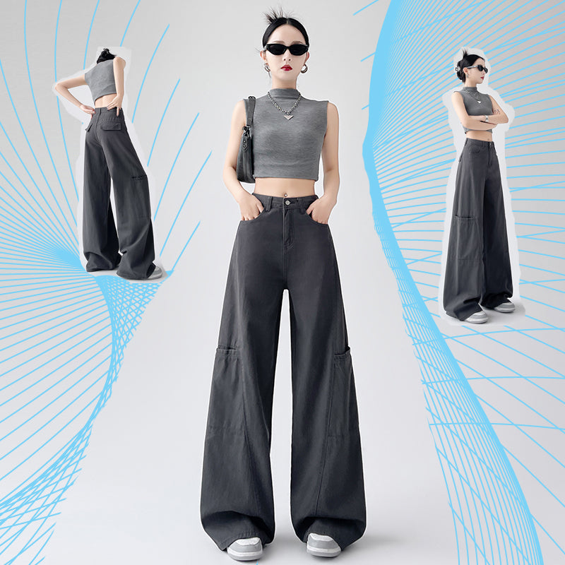 ワイドレッグスウェットパンツ