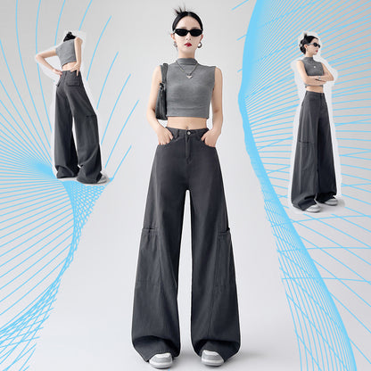 ワイドレッグスウェットパンツ