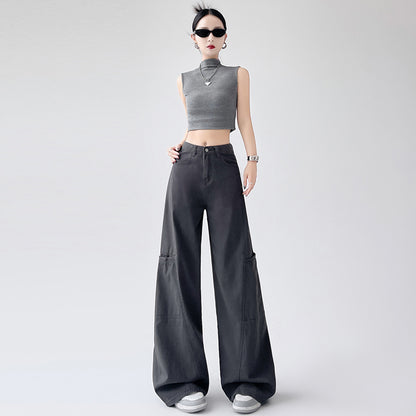 ワイドレッグスウェットパンツ