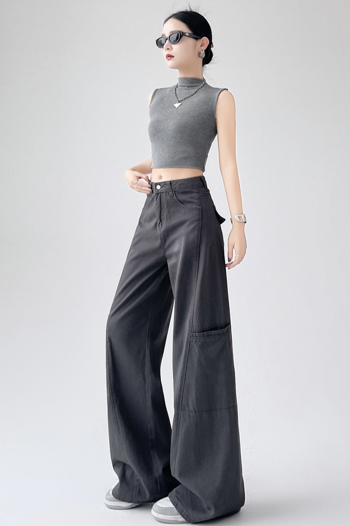 ワイドレッグスウェットパンツ