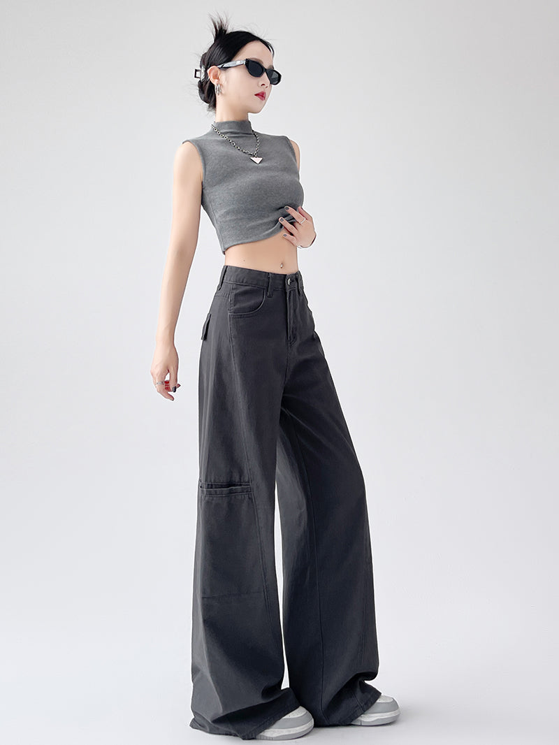 ワイドレッグスウェットパンツ