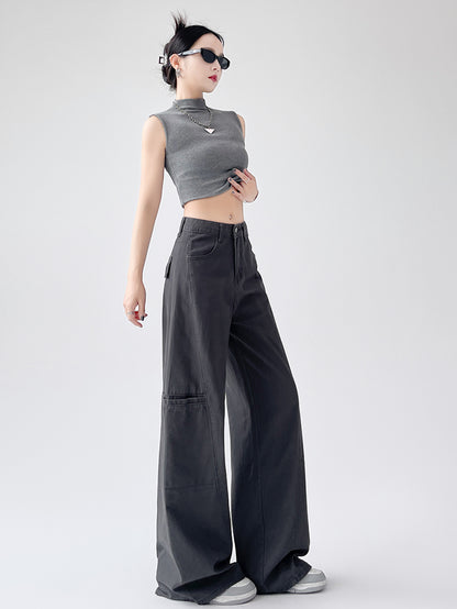 ワイドレッグスウェットパンツ