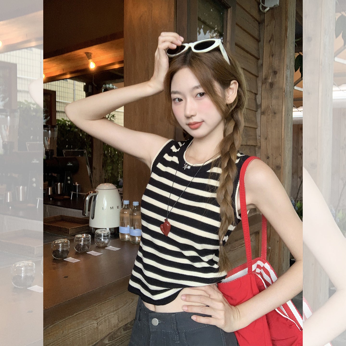 ストライプキャミソール